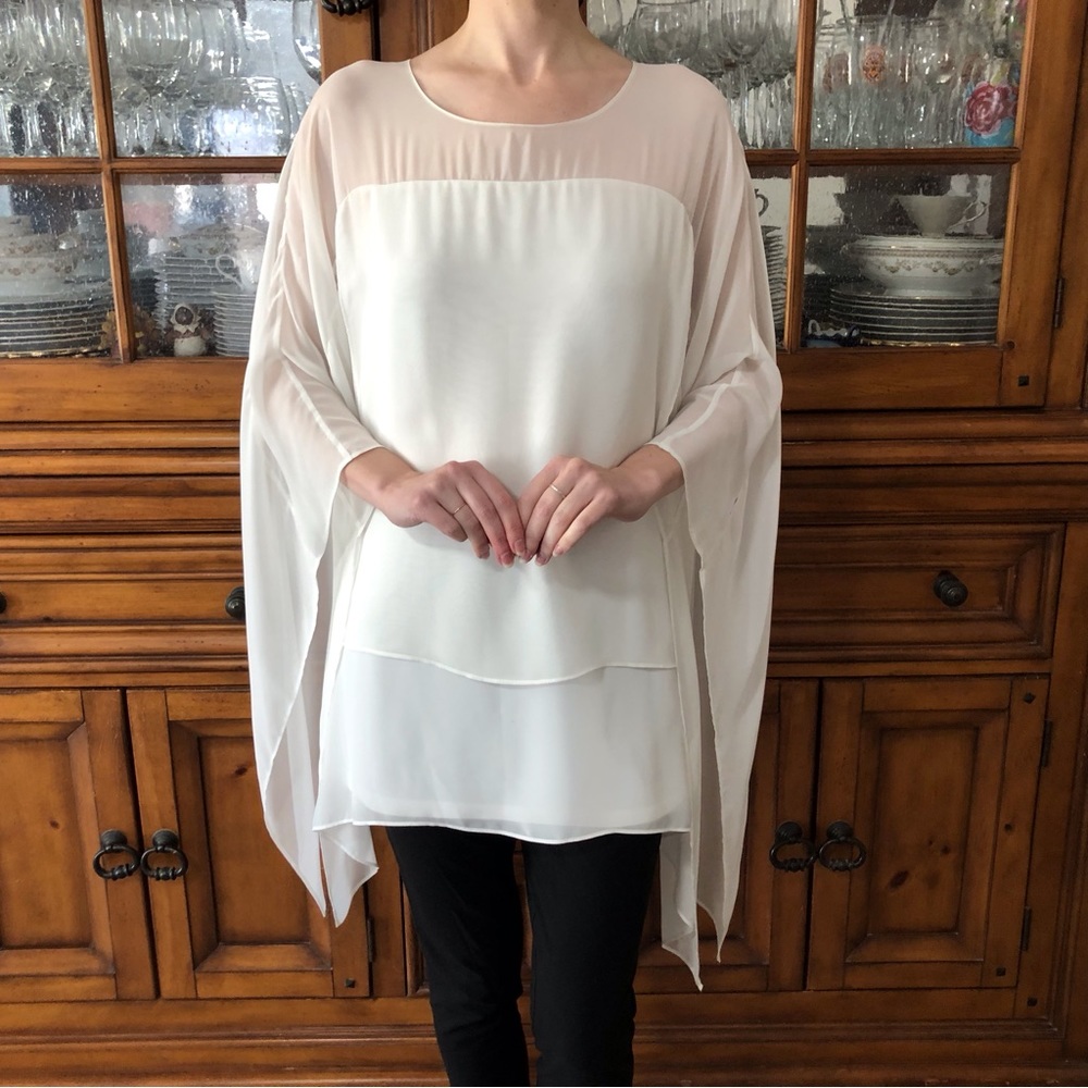 EUC Joseph Ribkoff draped blouse